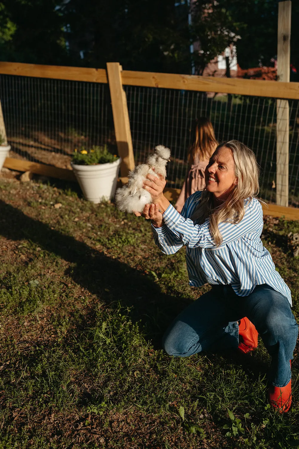 Martha at home on the land