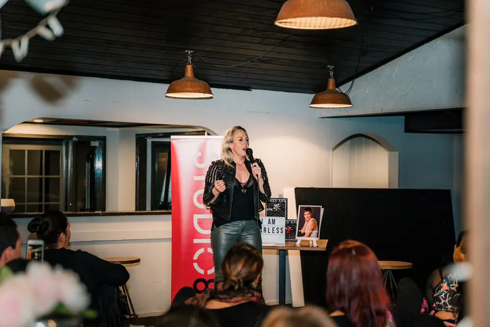 Speaking to a room of women